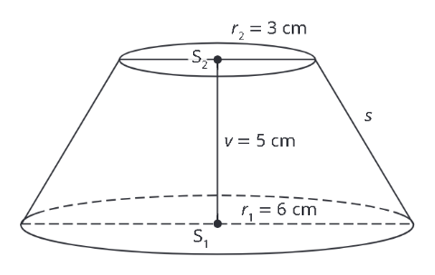 <p class="text" dir="auto">Je dán rotační komolý kužel. Těleso vzniklo rotací jistého útvaru. Jakého? Dokaž svoji domněnku. Následně urči povrch komolého kuželu, jestliže má výšku dlouhou 5 centimetrů, poloměr dolní podstavy je 6 centimetrů a průměr té horní je také 6 centimetrů.</p><figure class="d-block p-8 bg-gray-100 rounded-4 my-2"><div class="d-flex justify-content-center align-items-center"><a href="files/imports/67/image-1701266664305" target="_blank"><div><figcaption style="color: black;"></figcaption></div></a></div></figure>