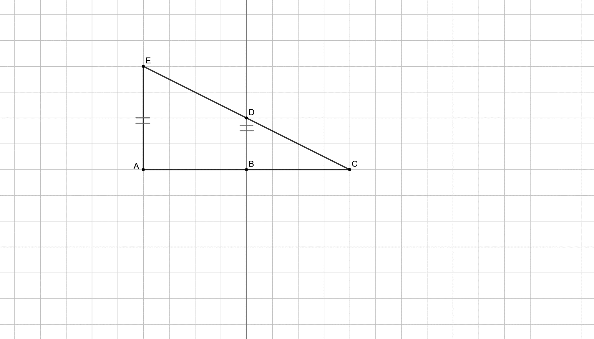 <p>Urči jestli trojúhelník ACE a BCD jsou si podobné.</p><p></p><p></p><p></p>